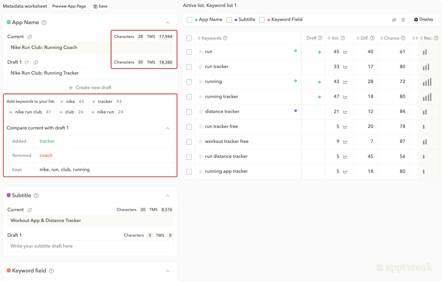 AppTweak-metadata-simulator